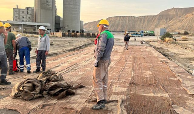 TÜRKÇİMENTO’dan, Azerbaycan’a beton yol desteği