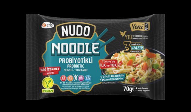 Eriş’ten vitamin destekli probiyotikli noodle
