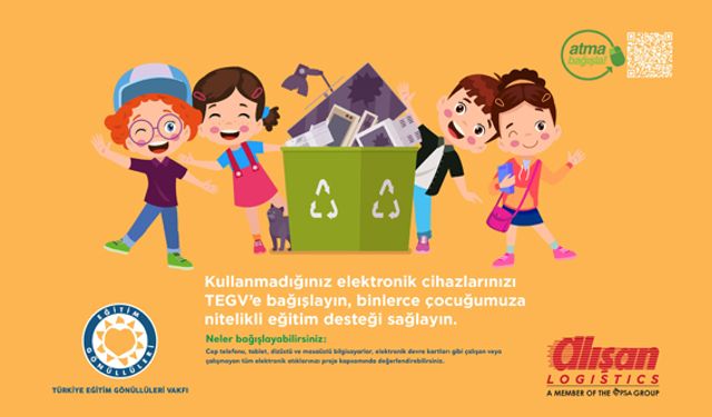 Alışan TEGV ile beraber eğitim için “Atma Bağışla” dedi