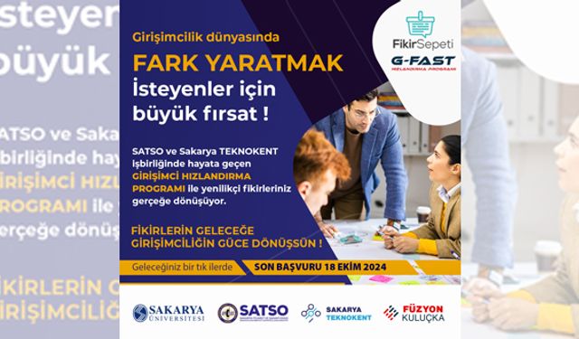 Girişimci Hızlandırma Programı hayata geçiyor