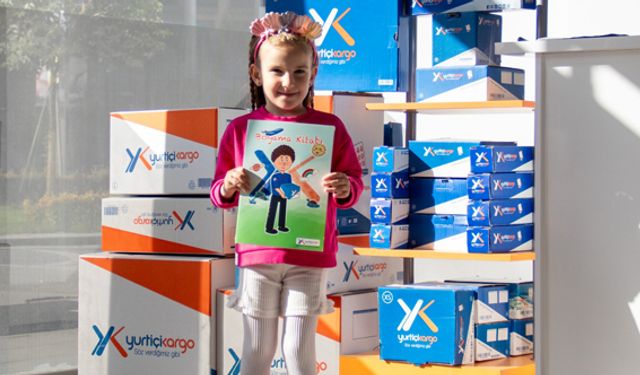 Yurtiçi Kargo’dan çocuklara hediye boyama kitabı