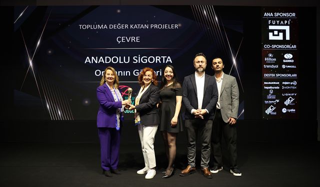 Anadolu Sigorta’ya ‘Ormanın Gözleri’ ile ödül