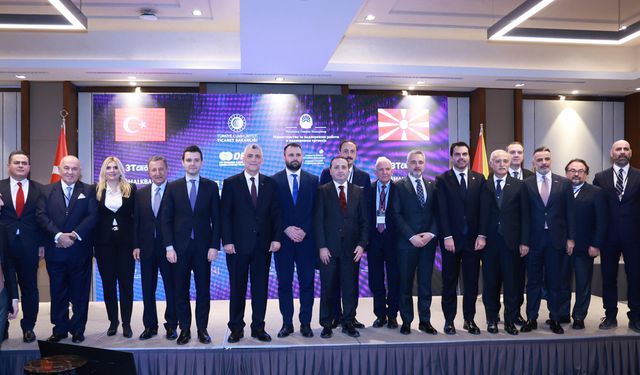“Kuzey Makedonya-Türkiye ticaret hacminde 1 milyar dolarlık eşik aşılacak”