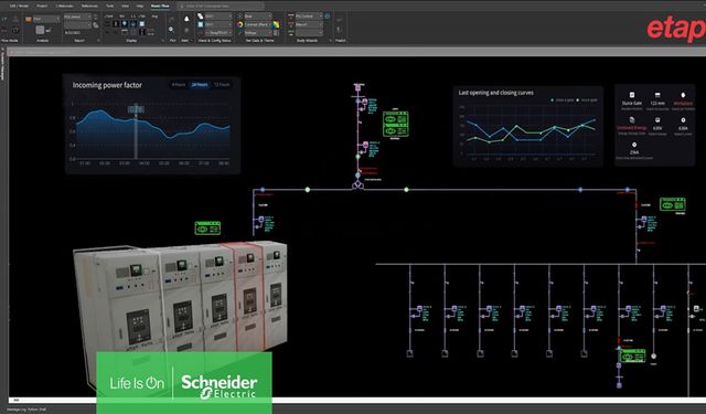 Schneider Electric ve ETAP’tan dijital ikiz platformu