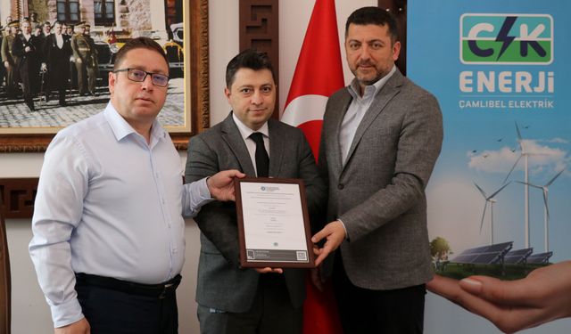 Erbaa OSB, çevre dostu üretimini belgelendirdi