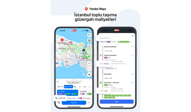 Yandex Türkiye’den İstanbul ulaşımına özel yenilikler