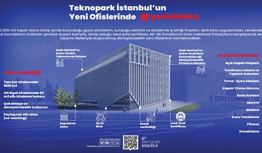 Teknopark İstanbul yeni Ar-Ge firmalarını bekliyor