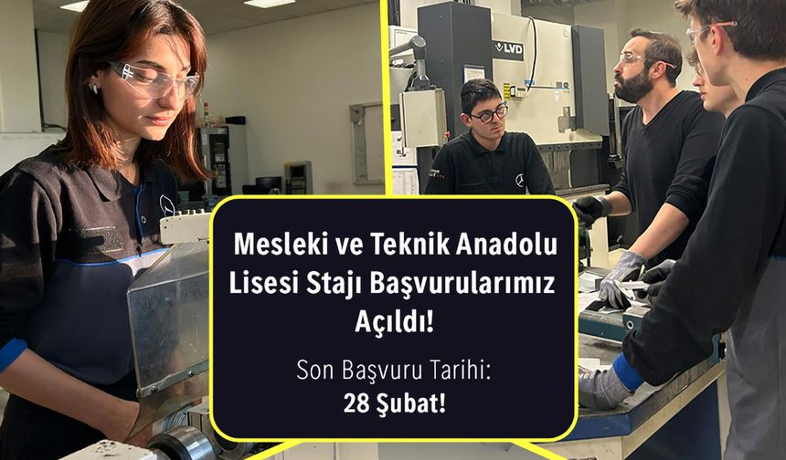 Mercedes-Benz Türk staj başvuruları başladı