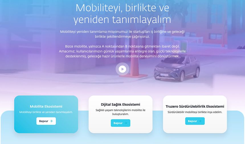 Togg’dan startup’lara çağrı