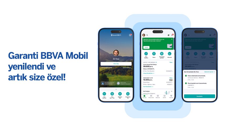 Garanti BBVA Mobil yenilendi