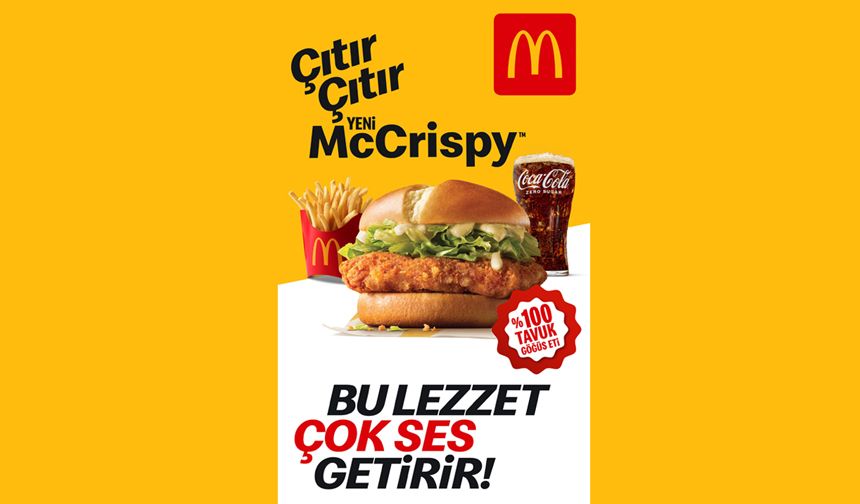McDonald’s Türkiye’den McCrispy