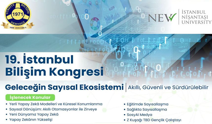 19. İstanbul Bilişim Kongresi, 16 Ekim’de