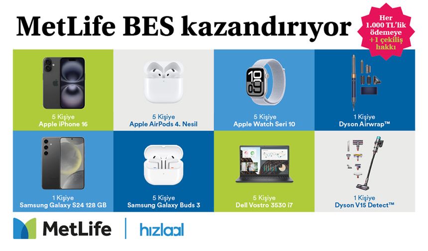 MetLife’tan BES müşterilerine hediye çekilişi